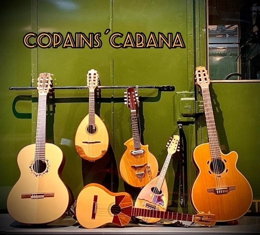 Concert du quatuor de guitares Copains'Cabana au showroom de l'Ophiclide,  Mulhouse