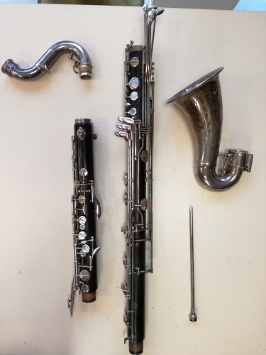 Ophicleide atelier rparation argenture clarinette basse Selmer Mulhouse