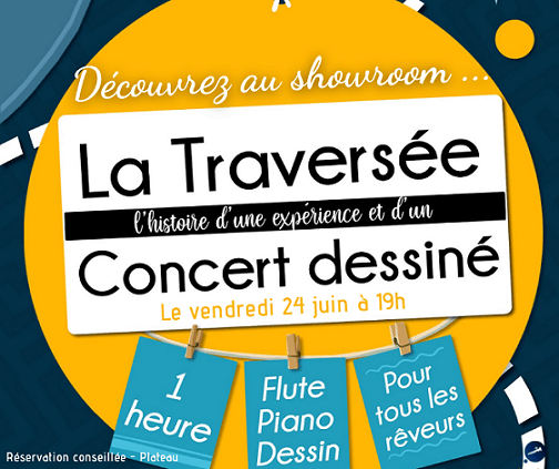 Voir  La Traversée : un concert dessiné !
